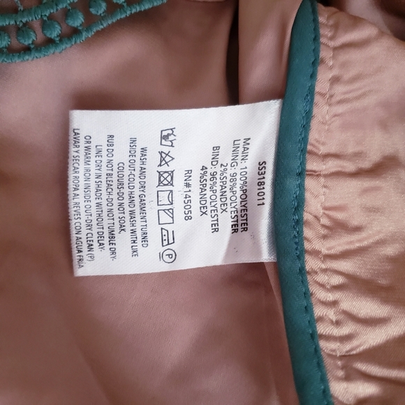 Stylestalker Revolve Alexander mini dress jade green lace size small NWT - Picture 10 of 11